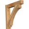 Ekena Millwork Imperial Block Rough Sawn Outlooker, Western Red Cedar, 6"W x 30"D x 30"H OUT06X30X30IMP05RWR - alternate 1